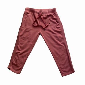 Rosalyna Salmon Drawstring Capri Lounge Pants Size Large